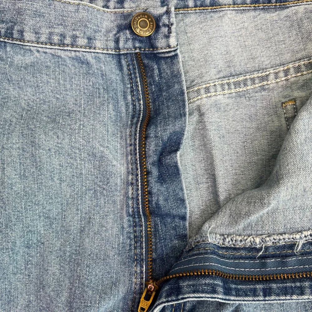 Wrangler Jeans Men Fits42x31.5 Light Carpenter Workwear Denim Western Rodeo Farm